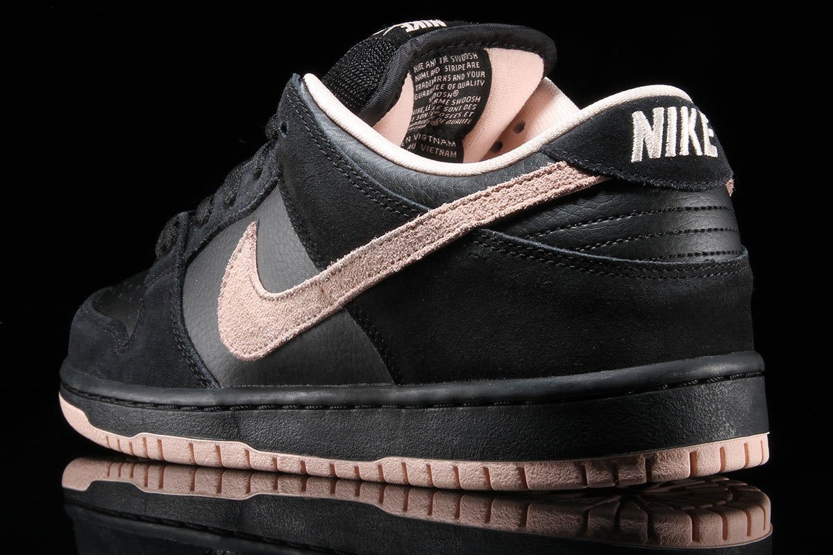 nike sb black washed coral